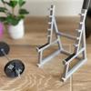 Lustiger Langhantel-Design-Squat-Rack-Stiftständer-Halter, kreative Geschenke für Fitness-Gewichtheber-Enthusiasten, Büro-Schreibtisch-Ornament-Dekor