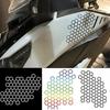 1/4pcs Honeycomb Open Style Car Stickers For Auto Body Motorcycle Cool Modified Tail Lights Stickers Racing Helmet Vinyl Decals