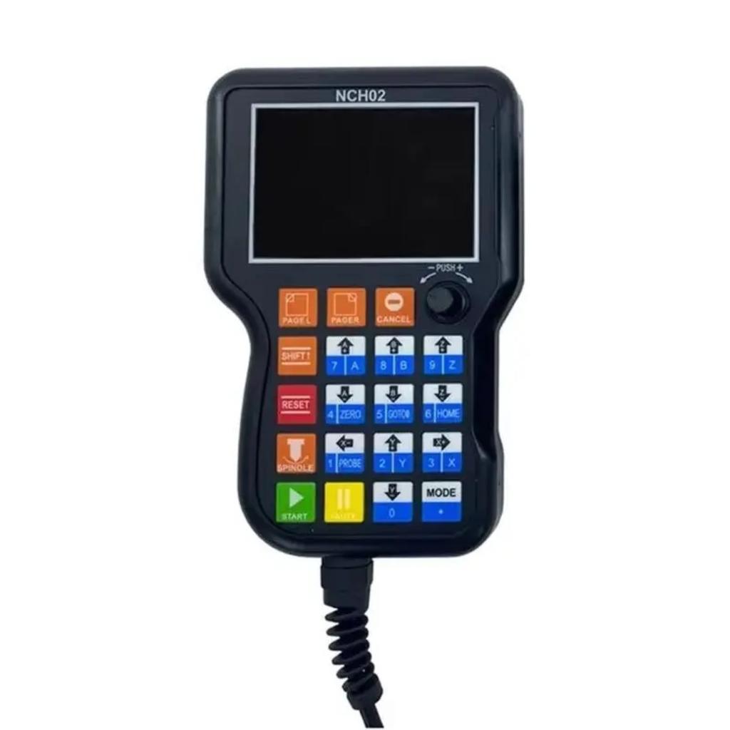 NCH02 CNC Handle Motion Controller mach3 3/4/5axis 125 KHz Pulse U-disk Read G-CODE CNC engraving machine motion control system