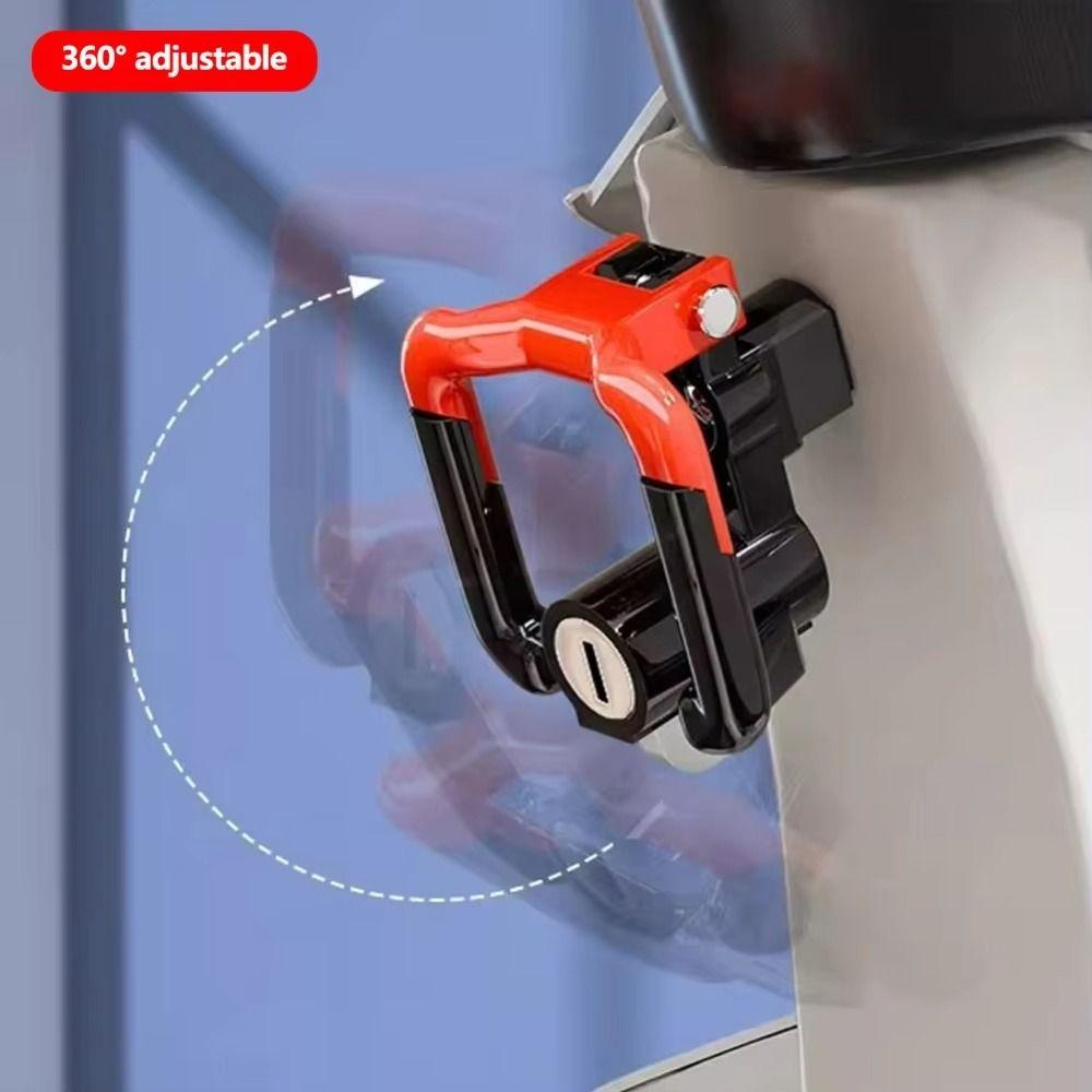 Double Hook Motorcycle Helmet Hook Aluminum Zinc Zinc Alloy Motorcycle Helmet Lock Helmet Hanger  Bicycle Use