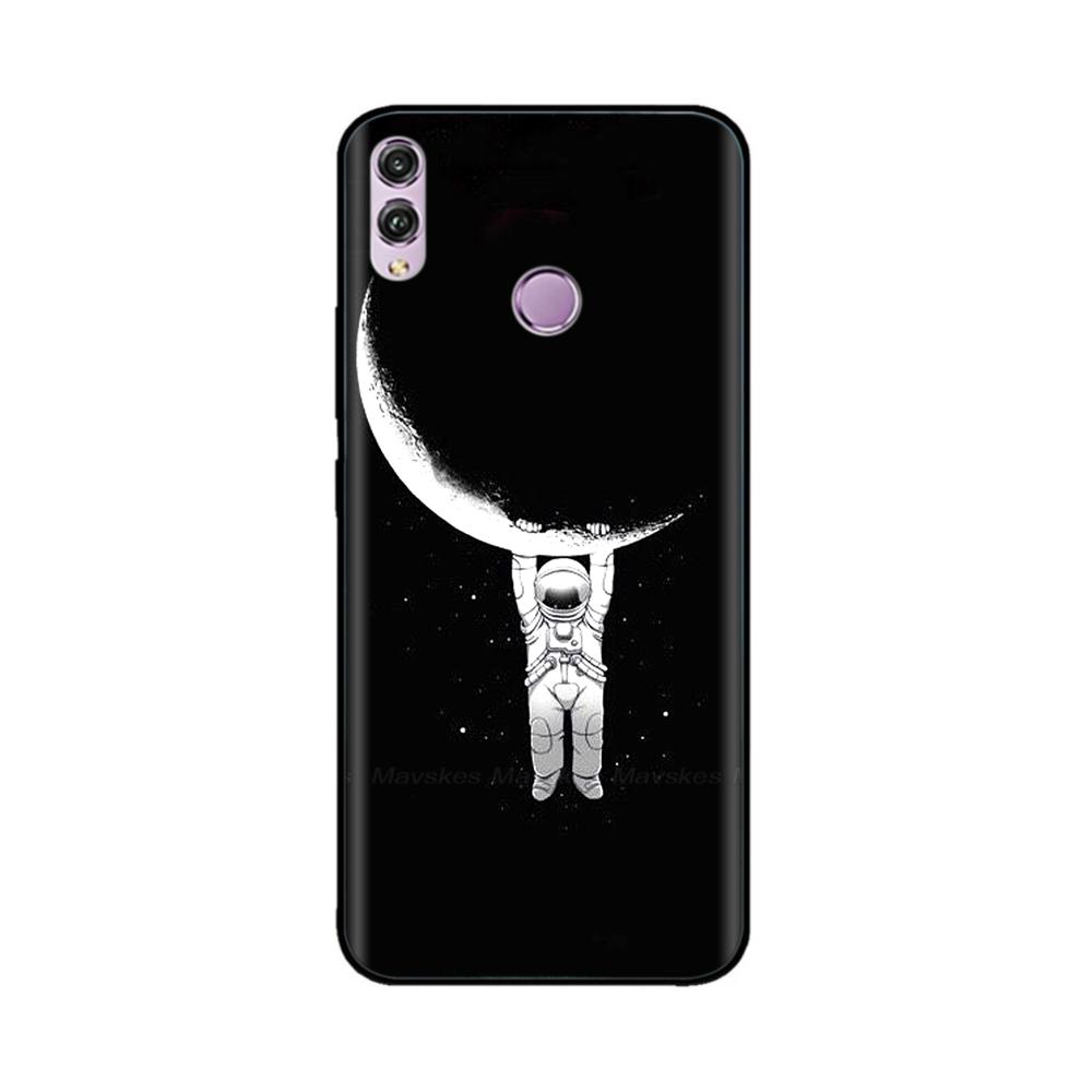 For Huawei Honor 8X Case Silicon Soft TPU Cartoon Painted Back Cover Phone Case for Huawei Honor 8X 8 X Honor8x Cases Bumper