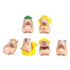 Model Capybara Pvc Ornament With Hat Wearing Appearance Design Gifts For