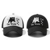 Original Design Pixel Wind Cat Embroidery Baseball Cap Female Simple Versatile Spring and Summer Outdoor Sunshade Cap
