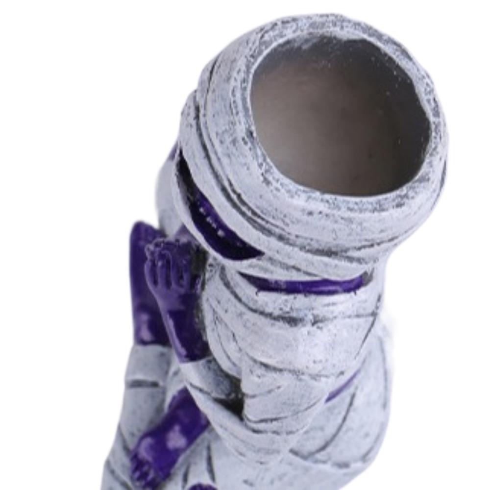 Resin Halloween Yoga Skull Sculpture Scary Yoga Skeleton Figurine Haunted House