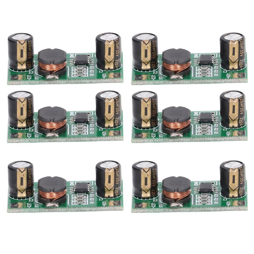 6PCS DC 5‑35V Input DC Constant Current Module 3W/2W PWM Control LED Module LED Lighting