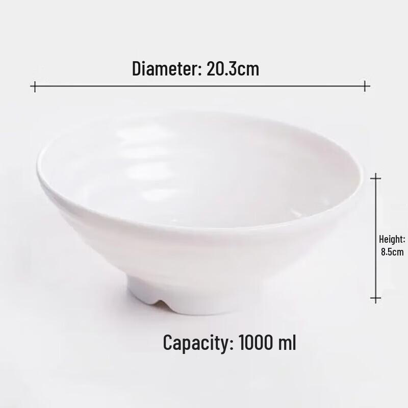 Huihuang Melamine Noodle Soup Bowl