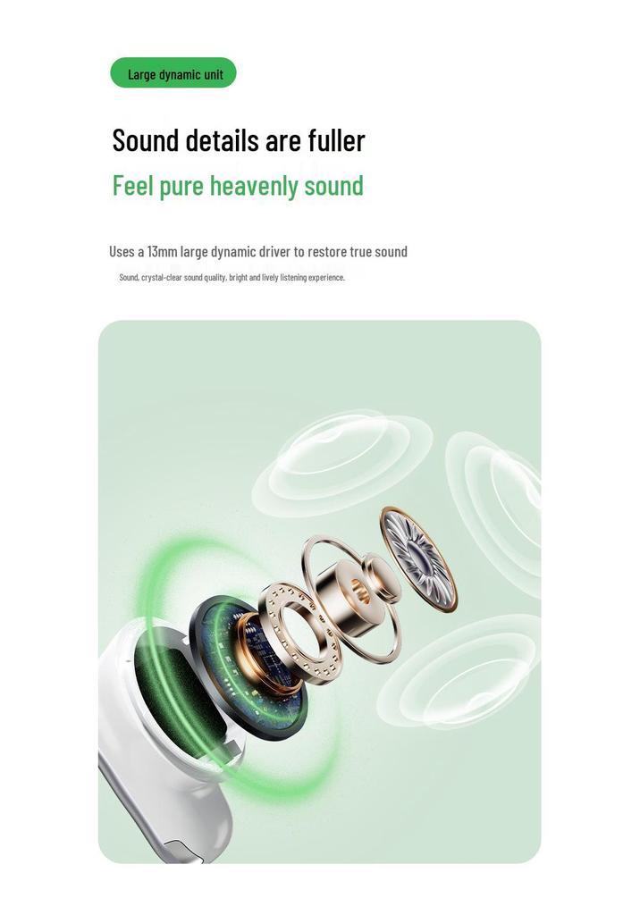 New Mini500 Semi-In-Ear Wireless Bluetooth Earbuds with Long Battery Life and Comfortable Berlin Sound