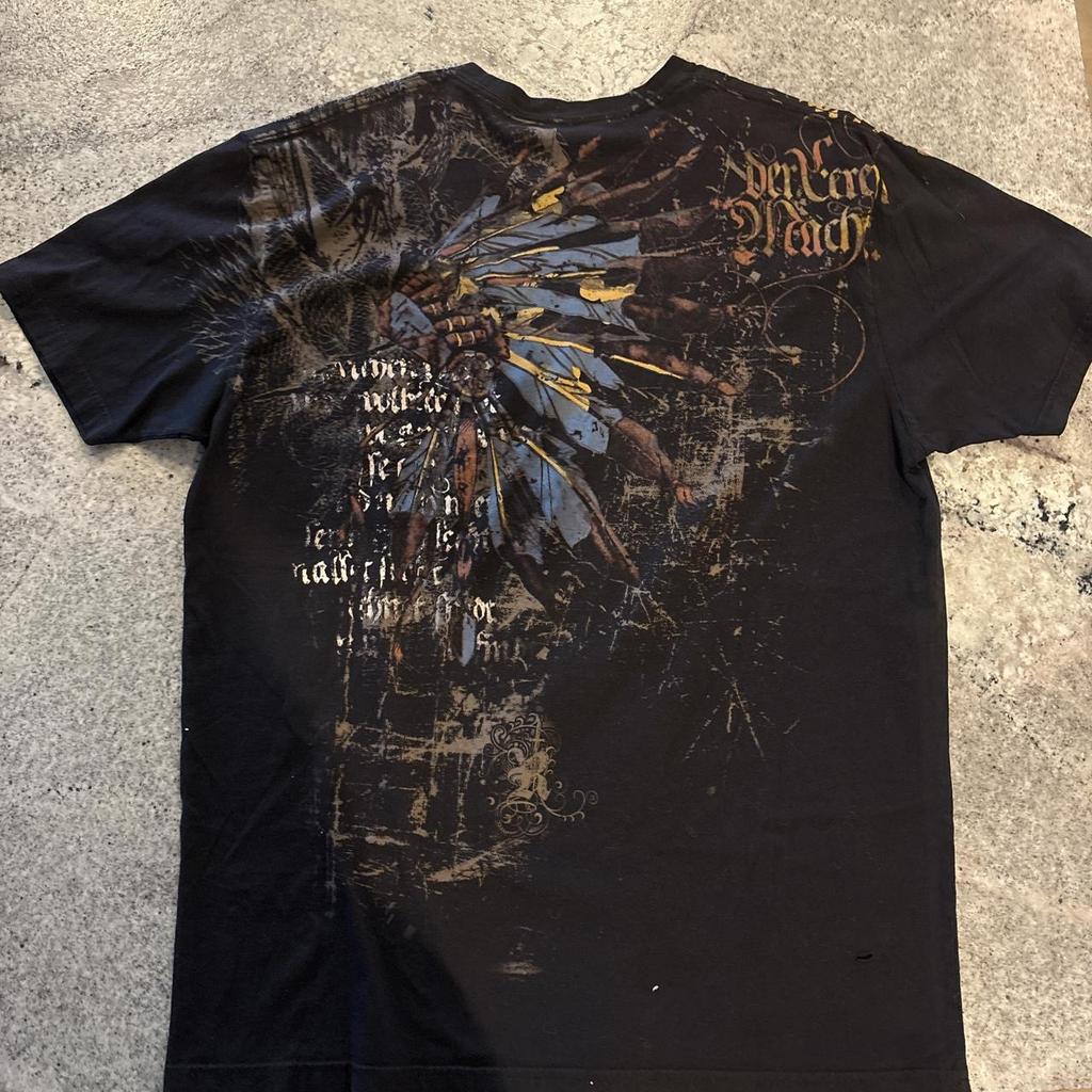 Topuri Retro Affliction anii 2000 Vară Stradă Gotic Retro Imprimat Tricou Supradimensionat Bărbați Hip Hop Harajuku Punk Mânecă Scurtă Tricouri Îmbrăcăminte Femei