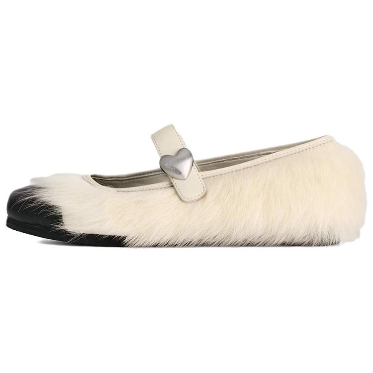 UGG AMBUSH x  Mary Jane White Women Sneakers 1172910-WHT