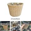 Kids Bike Basket Bicycle Detachable Handwoven Sundries Container Portable Cycling