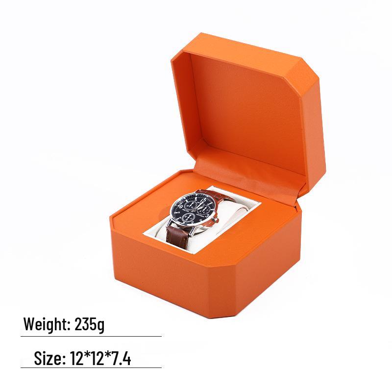 PU Watch Box: Flip-Top Display & Storage for a High-End Feel