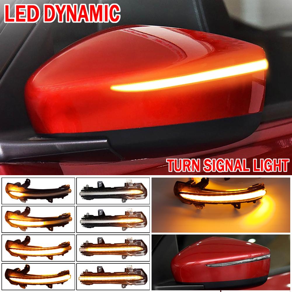 2PCS Dynamic Blinker Sequential Indicator LED Turn Signal Light For Nissan Kicks P15 Note E12 Bluebird Lannia Sylphy 2017 2018