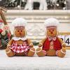 Gingerbread Gingerbread Plush Doll Plush Christmas Gingerbread Doll  Door Window