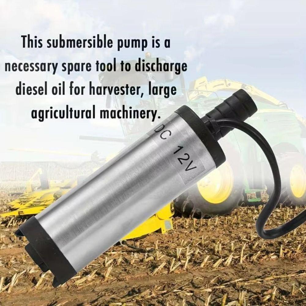 38mm Port Submersible Pump 12V/24V DC Water Oil Transfer Pump Refueling Pump  Diesel Transfer