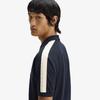 Fred Perry [Sharp] Cable Tape Polo Shirt - Navy Afpm2612450-608