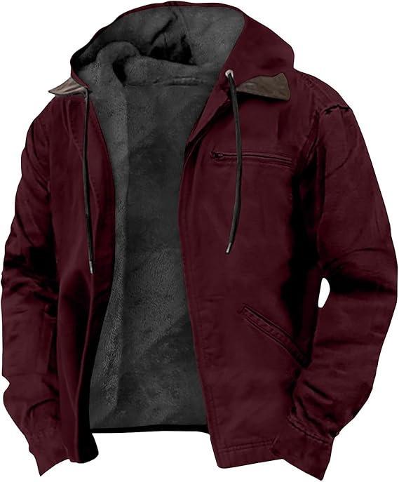 3D Mehrfarbig Digitaldruck Kapuzenpullover mit Braunem Futter - Baumwolljacke für Europa und Amerika