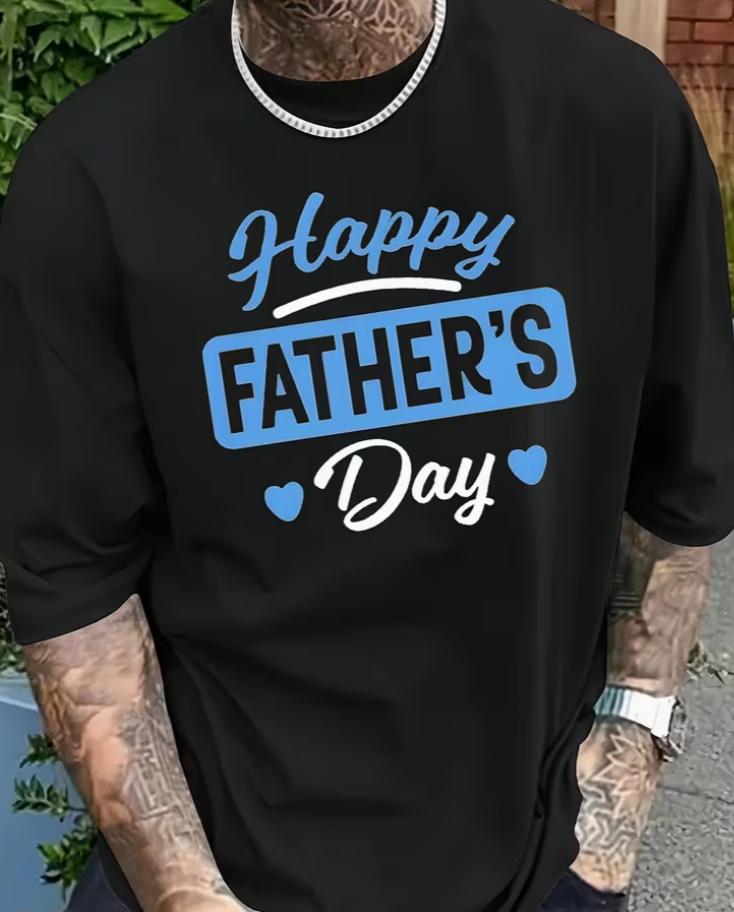 Unisexs Summer Comfort Tshirt Fathers Day Tshirt Casual Crew Neck Allseason Tee For Everyday Outdoor Activities Local Delivery
