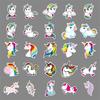 101 Unicorn Doodle Personalized Cartoon Children's Guka Hand Account Waterproof DIY Skateboard Suitcase Stickers
