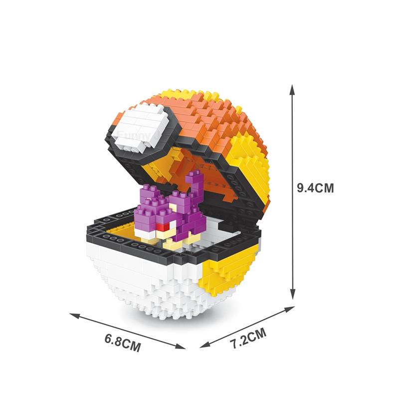 75 Style Building Blocks Assembly Anime Picachu Charizard Doll Blastoise Bulbasaur Gengar Bricks Figures Toy for Kid Gift