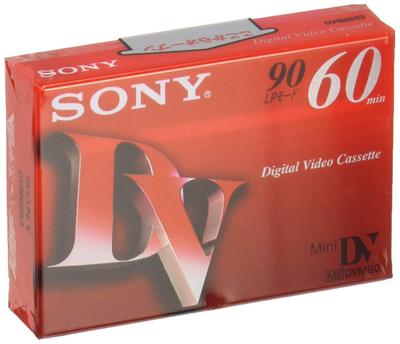 Sony Mini digitálna videokazeta 1 zväzok DVM60R3