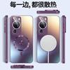 For Huawei P60 Pro Case P50 P60 Pro Support Magsafe Magnetic Wireless Charging Cover Frosted Funda Protect Camera Lens