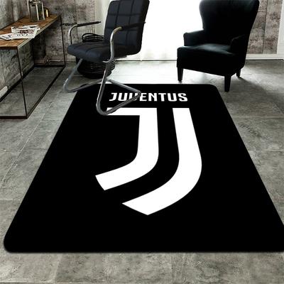 Juventus Pattern Rug Floor Mat for Living Room or Bedroom Soft and Comfortable Carpet a Gift for Birthday and Holiday.