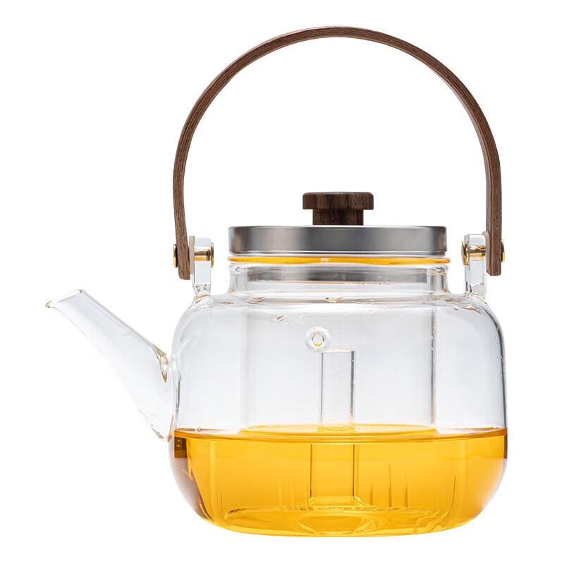High Borosilicate Glass Boiling Teapot with Tea Infuser