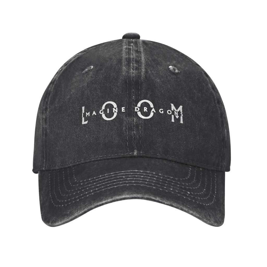 Vintage Imagine Dragons Loom Album Baseball Caps for Men Women Distressed Denim Snapback Hat Band Music Outdoor Adjustable Hats