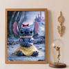 Diamond Painting Kit Stitch Snow White 5D DIY, Suitable for Beginners and Craft Lovers, Interior Space Decoration