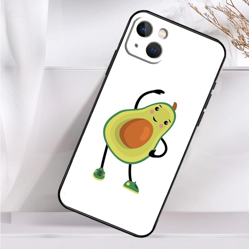 Avocado Yoga Funny Pattern Shockproof Case For iPhone 17 Pro Max 11 14 15 16 Plus 12 13 Mini 16e 17 Air Phone Cover