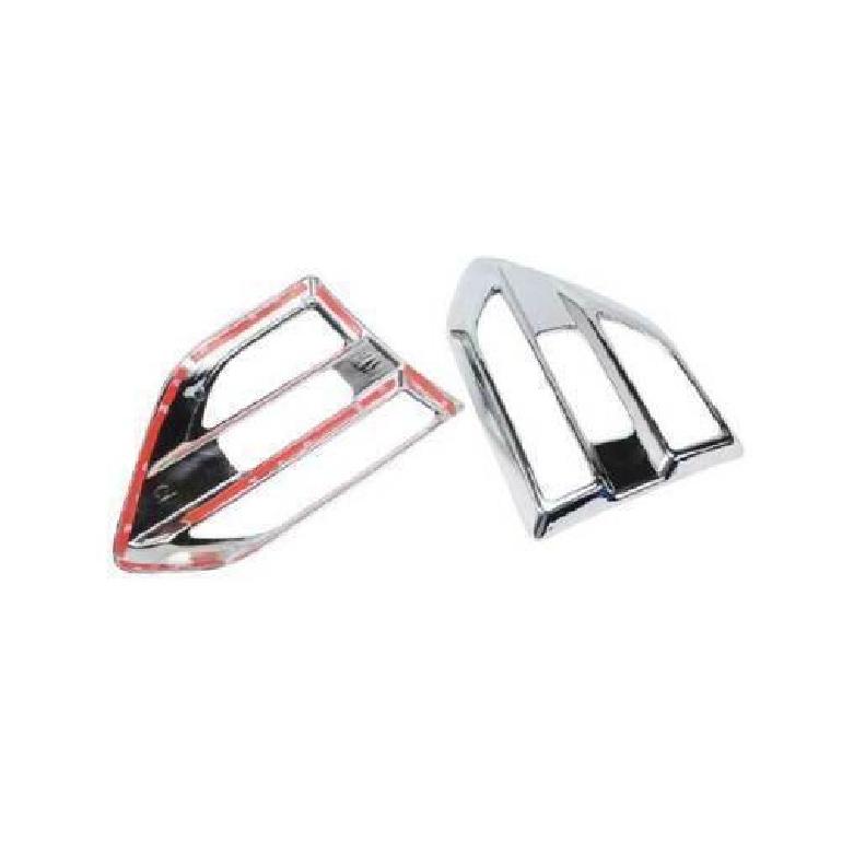 2015-2021 2PCS ABS Chrome Front Side Door Fender Cover Trim Fit For Ford Ranger