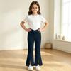 Kids' Yoga Pants with Pockets, High Waisted Color Stretch Casual Pants for Dance Running and Workout