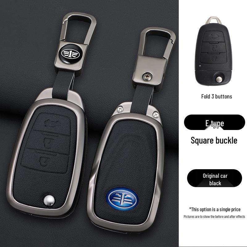 13-18 FAW Besturn X80 Smart Folding Key Cover with Metal Shell