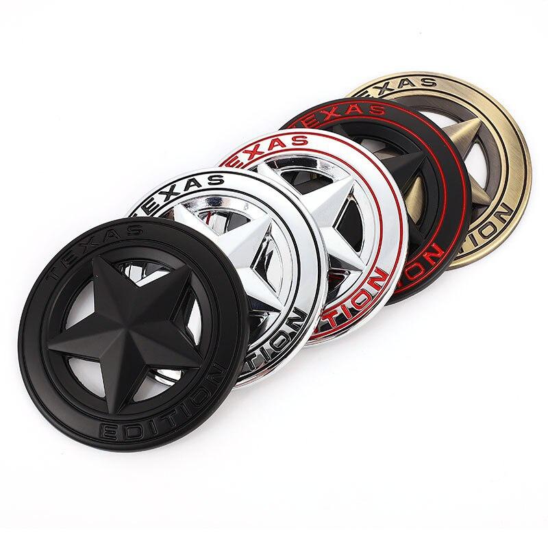 Texas Edition Badge Emblem Decal Sticker Car Front Grille Logo for Wrangler Compass Grand Cherokee Patriot Liberty Renegade Commander