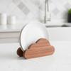 fluffyShaped Wooden Rack Durable Board Stand Easy to Clean
