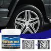 Car Tire Wax 100g Rims Brightener Cream Stain Dust Remover For Alloy Chrome Aluminum Rims On Car Truck SUV Vehicle RV