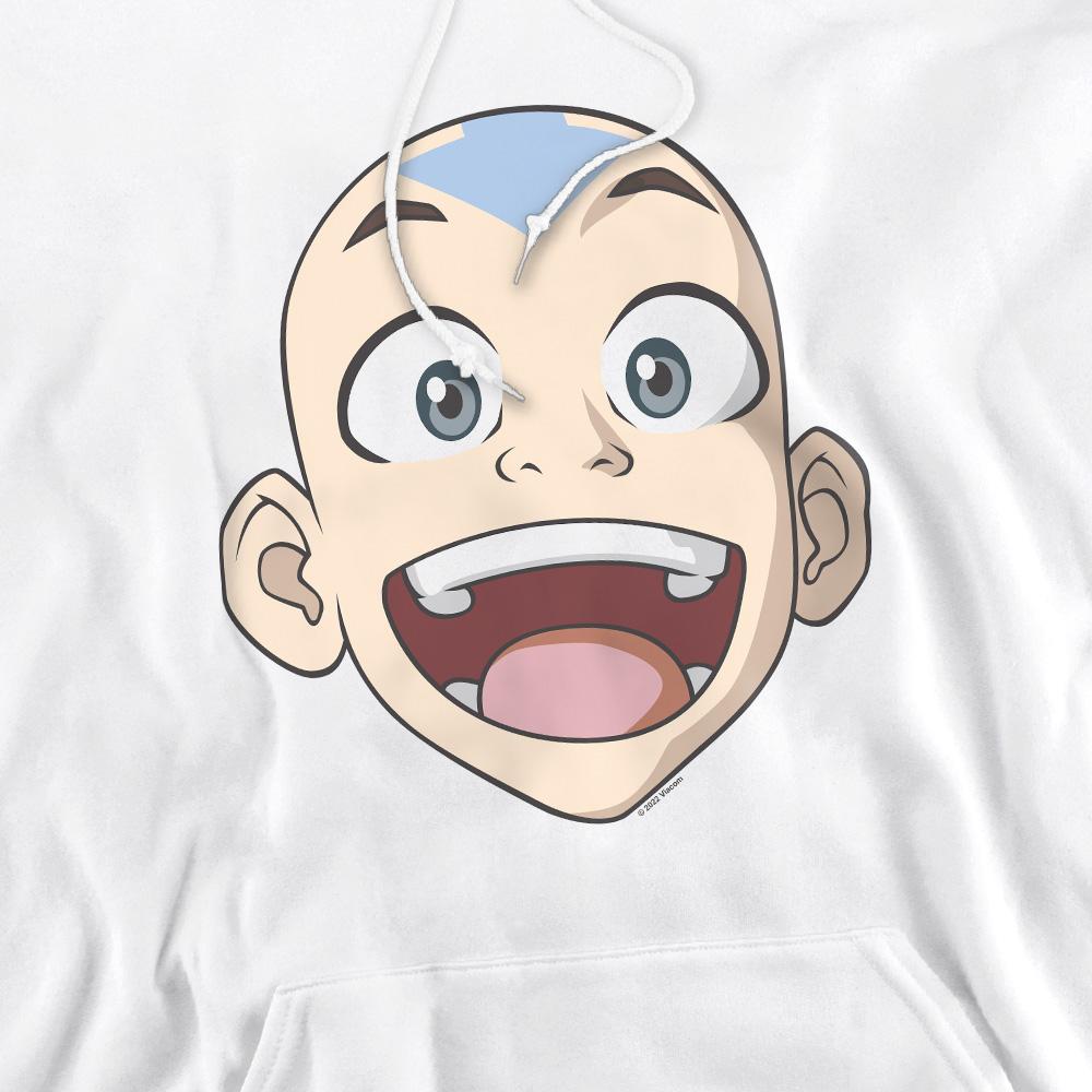 Avatar: The Last Airbender Mens Aang Big Face Hoodie