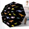 1pc Dinosaur Pattern Automatic Open/Close Umbrella - Portable Collapsible Umbrella with 8-Rib Stability, Fashion Lovers Yy251017195