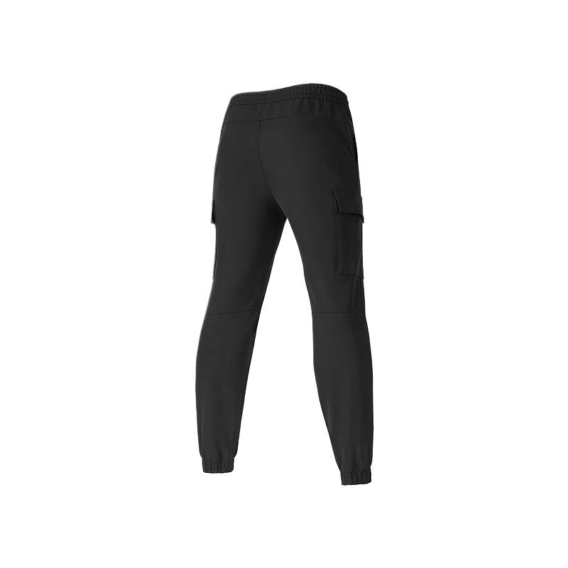 Skechers Basic Sports Series Fashion Versatile Loose Casual Pants Men Bottoms Carbon-Black P424M073-0018