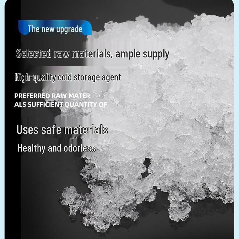 Self-Priming Double-Sided Disposable Ice Pack for Fresh-Keeping and Refrigeration of Seafood, Aviation Grade
