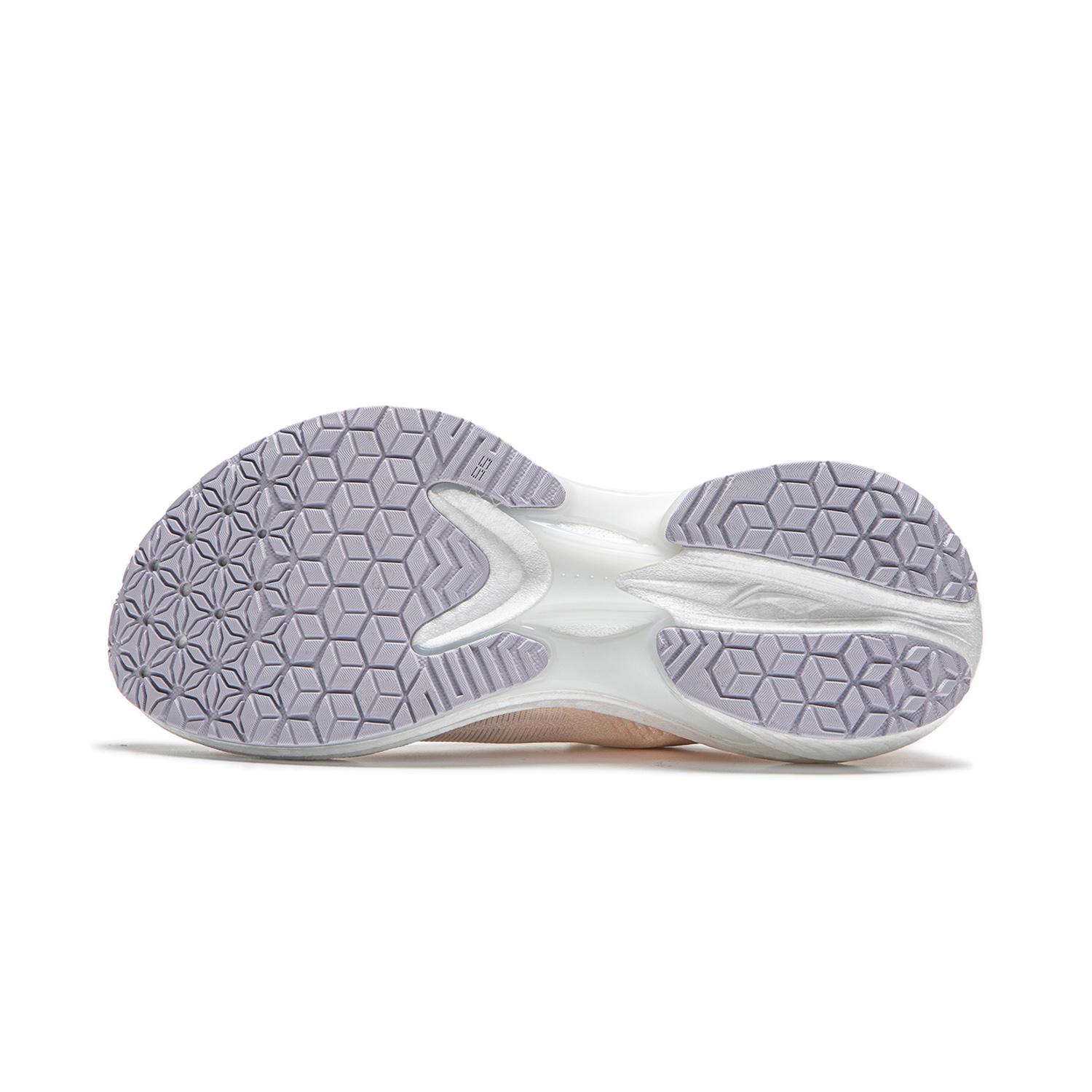 

New LINING WuShi 5S 4.0 Running Shoes Women s Low top Mist White/Light Bud Orange ARSU008-5 37.5