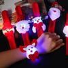 Luminous Christmas Slap Bracelets: Festive Decorations & Party Gifts for Kids