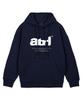 Atrl Basic Lettering Oversized Wide Shoulder Hoodie_Navy