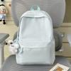 Schoolbag Japanese Simple Versatile Plaid Backpack Female Niche Design College Style Student Schoolbag Large Capacity Casual Backpack
