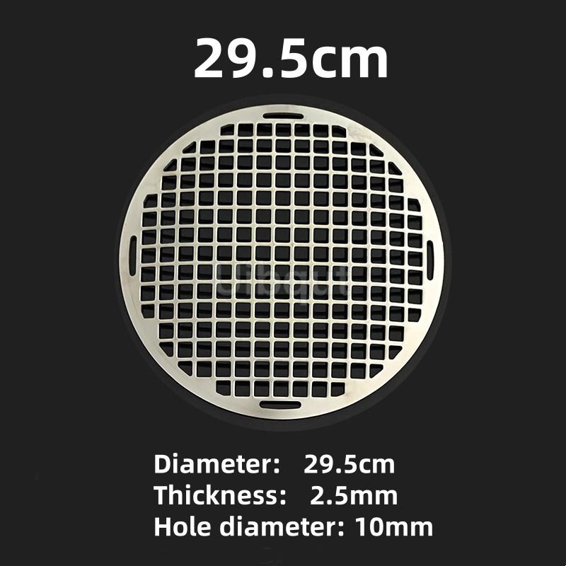 15 to 60cm smooth Barbecue Round Cooling Baking Rack 304 Stainless Steel Wire Oven Grill  Sheet Circular BBQ Net Baking Grill