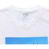 UNIQLO × Shinkai Film Ut Collaboration Weathering With You Blue Cloud Short Sleeve T-Shirt Unisex T-Shirt White 422545