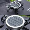 Foldable Camping Cooker  Burners Wind Resistant Flame 4 Leg Stability Compacts Portable Design for Outdoor Cooking
