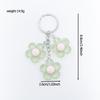 Resin Cherry Blossom Keychain Flower Pendant Backpack Decoration Accessories Couple Family Keychain Pendant