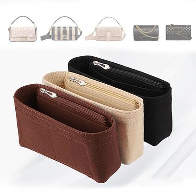 1 Stück Filz-Einsatztasche Organizer, Make-up-Organizer, Futter Perfekt für Damenhandtaschen und Kosmetiktaschen