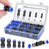 Pneumatic Push-in Straight Connector Quick Coupling Truck 4-12Mm Set 60Pcs